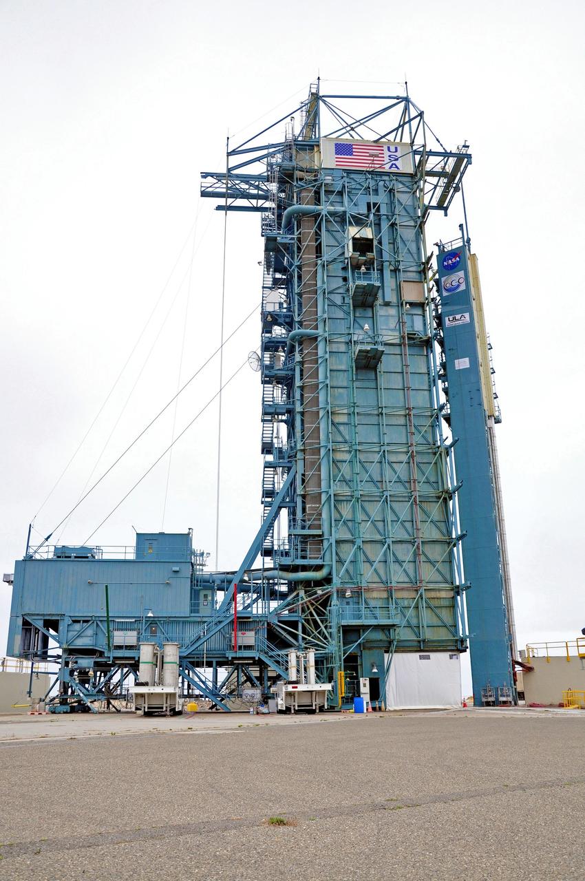 VANDENBERG AIR FORCE BASE, Calif. – Preparations are underway to launch NASA's Orbiting Carbon Observatory-2, or OCO-2, at Space Launch Complex 2 on Vandenberg Air Force Base in California.    Launch aboard a United Launch Alliance Delta II rocket is scheduled for 5:56 a.m. EDT on July 1.  OCO-2 is NASA’s first mission dedicated to studying atmospheric carbon dioxide, the leading human-produced greenhouse gas driving changes in Earth’s climate. OCO-2 will provide a new tool for understanding the human and natural sources of carbon dioxide emissions and the natural "sinks" that absorb carbon dioxide and help control its buildup. The observatory will measure the global geographic distribution of these sources and sinks and study their changes over time. To learn more about OCO-2, visit http://www.nasa.gov/oco2.  Photo credit: NASA/Randy Beaudoin