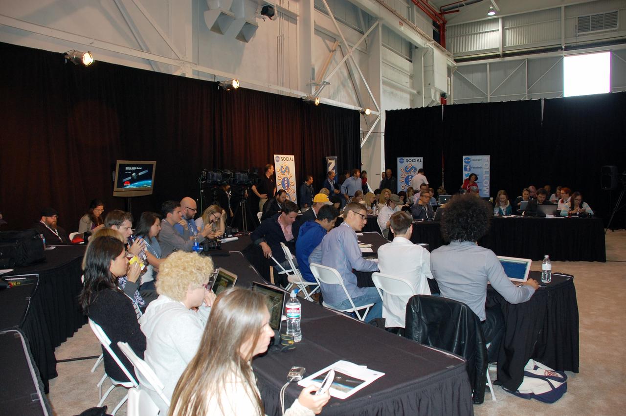 VANDENBERG AIR FORCE BASE, Calif. – Representatives from social media outlets are provided with a series of briefings on NASA's Orbiting Carbon Observatory-2, or OCO-2, at a NASA Social held on Vandenberg Air Force Base in California.    Launch of OCO-2 aboard a United Launch Alliance Delta II rocket from Space Launch Complex 2 is scheduled for 5:56 a.m. EDT on July 1. The social media users selected to attend the two-day event on June 30 and July 1 are given the same access as news media in an effort to align their experience with those of traditional media.  OCO-2 is NASA’s first mission dedicated to studying atmospheric carbon dioxide, the leading human-produced greenhouse gas driving changes in Earth’s climate. OCO-2 will provide a new tool for understanding the human and natural sources of carbon dioxide emissions and the natural "sinks" that absorb carbon dioxide and help control its buildup. The observatory will measure the global geographic distribution of these sources and sinks and study their changes over time. To learn more about OCO-2, visit http://www.nasa.gov/oco2.  Photo credit: NASA/Ben Smegelsky