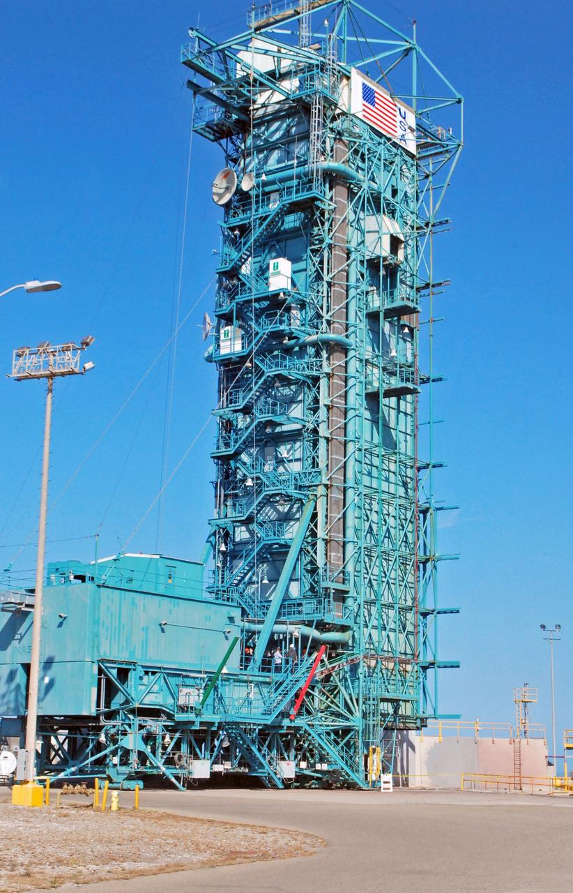 VANDENBERG AIR FORCE BASE, Calif. – NASA's Soil Moisture Active Passive mission, or SMAP, is scheduled to launch in November 2014 from Space Launch Complex 2 on Vandenberg Air Force Base in California, seen here on a temperate, fog-free summer's day. A United Launch Alliance Delta II rocket will be used to deliver SMAP into orbit. SMAP will provide global measurements of soil moisture and its freeze/thaw state. These measurements will be used to enhance understanding of processes that link the water, energy and carbon cycles, and to extend the capabilities of weather and climate prediction models. SMAP data also will be used to quantify net carbon flux in boreal landscapes and to develop improved flood prediction and drought monitoring capabilities. To learn more about SMAP, visit http://smap.jpl.nasa.gov. Photo credit: NASA/Randy Beaudoin