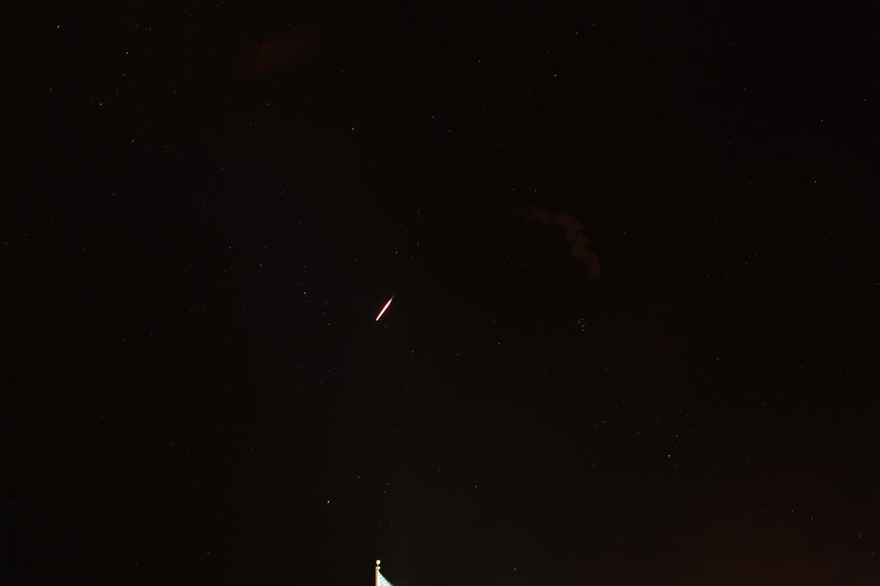 CAPE CANAVERAL, Fla. – A SpaceX Falcon 9 rocket streaks through the night sky following liftoff from Space Launch Complex 40 on Cape Canaveral Air Force Station in Florida, carrying the SpaceX CRS-4 mission to orbit. Liftoff was at 1:52 a.m. EDT. The mission is the fourth of 12 SpaceX flights NASA contracted with the company to resupply the space station. It will be the fifth trip by a Dragon spacecraft to the orbiting laboratory. The spacecraft’s 2.5 tons of supplies, science experiments, and technology demonstrations include critical materials to support 255 science and research investigations that will occur during the station's Expeditions 41 and 42. To learn more about the mission, visit http://www.nasa.gov/mission_pages/station/structure/launch/index.html. Photo credit: NASA/Frankie Martin