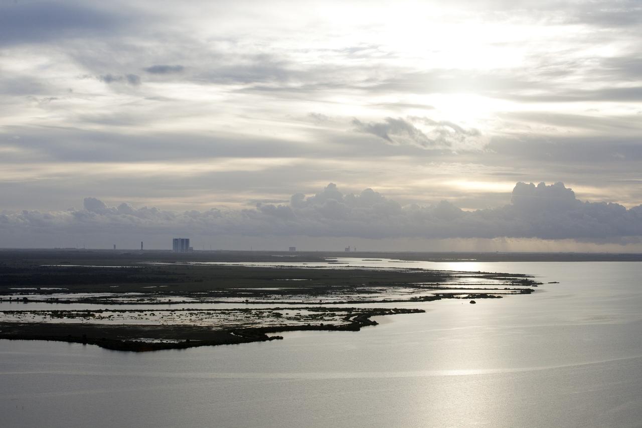 CAPE CANAVERAL, Fla. – A spectacular sunrise at NASA's Kennedy Space Center in Florida heralds the arrival of a new era in exploration as the countdown continues for the launch of a United Launch Alliance Delta IV Heavy topped by the agency's Orion spacecraft for its first flight test. For more information, visit www.nasa.gov/orion Photo credit: NASA/ Kim Shiflett