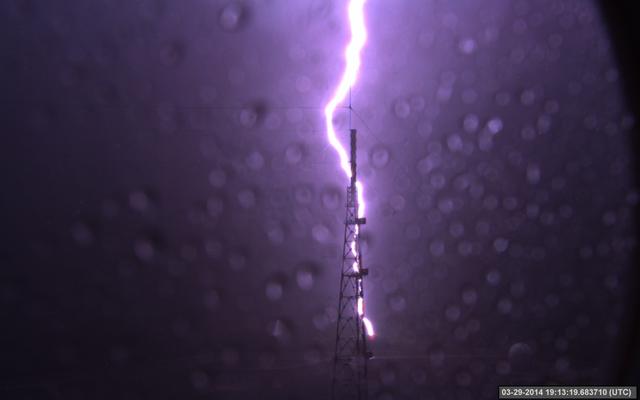 NASA image: Lightning Strikes at Pad 39B