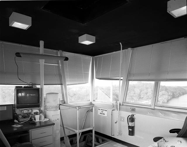 Interior view of the Haulover Canal Bridge Control Tower
