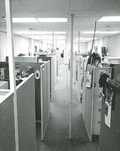 Interior View of Hangar AE