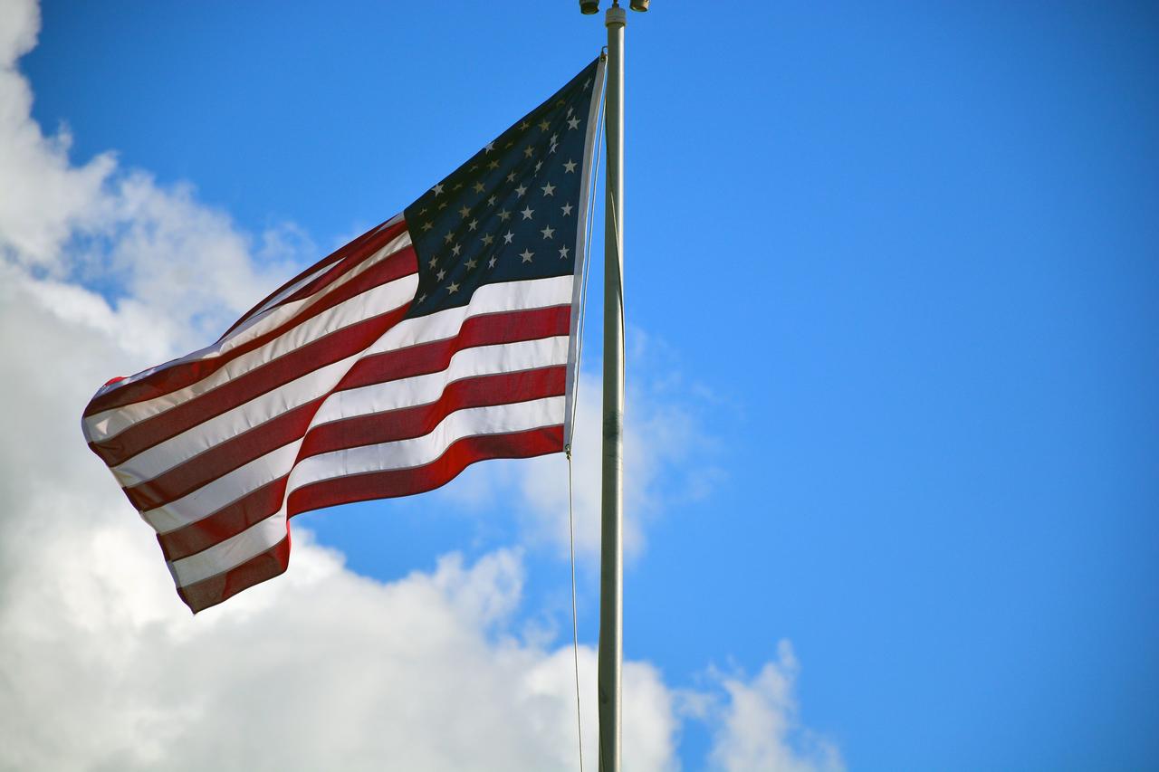 VANDENBERG AFB, California – An American flag flies at Space Launch Complex-2 at Vandenberg AFB, California - the launch site for NASA's SMAP spacecraft. For more, go to www.nasa.gov/smap Photo credit: NASA/Randy Beaudoin