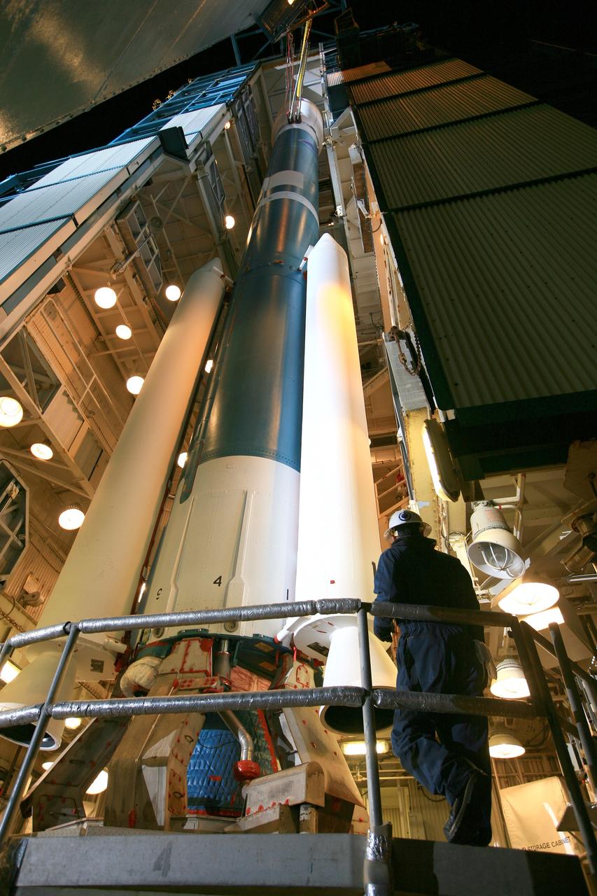 VANDENBERG AIR FORCE BASE, Calif. – The launch gantry is rolled back to reveal the United Launch Alliance Delta II rocket with the Soil Moisture Active Passive, or SMAP, satellite aboard, at the Space Launch Complex 2 at Vandenberg Air Force Base, California. SMAP is a remote sensing mission designed to measure and map the Earth's soil moisture distribution and freeze/thaw stat with unprecedented accuracy, resolution and coverage. SMAP will provide global measurements of soil moisture and its freeze/thaw state. These measurements will be used to enhance understanding of processes that link the water, energy and carbon cycles, and to extend the capabilities of weather and climate prediction models. SMAP data also will be used to quantify net carbon flux in boreal landscapes and to develop improved flood prediction and drought monitoring capabilities. Launch is scheduled for Jan. 29, 2015. To learn more about SMAP, visit http://smap.jpl.nasa.gov Photo credit: NASA/Kim Shiflett