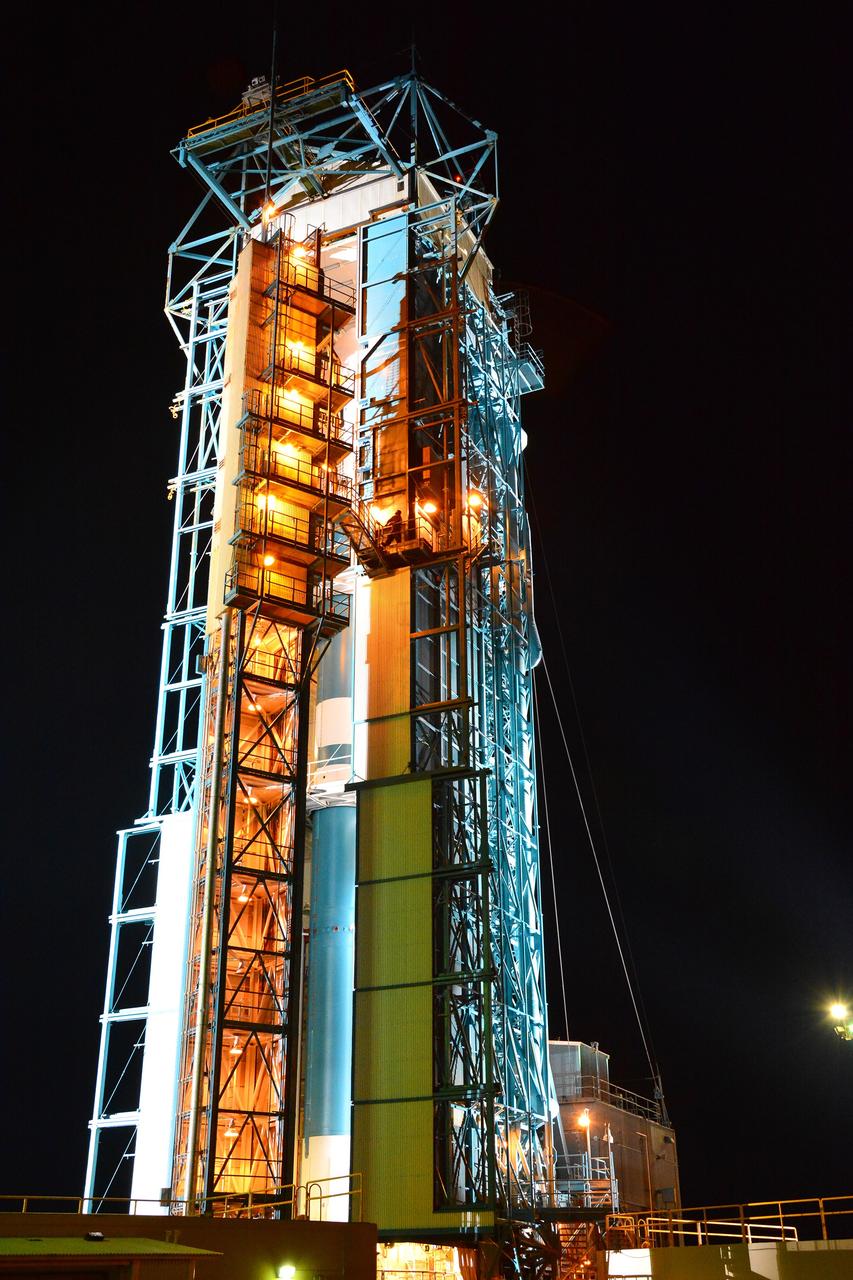 VANDENBERG AIR FORCE BASE, Calif. – The launch gantry is rolled back to reveal the United Launch Alliance Delta II rocket with the Soil Moisture Active Passive, or SMAP, satellite aboard, at Space Launch Complex 2 on Vandenberg Air Force Base in California. SMAP is a remote sensing mission designed to measure and map the Earth's soil moisture distribution and freeze/thaw stat with unprecedented accuracy, resolution and coverage. SMAP will provide global measurements of soil moisture and its freeze/thaw state. These measurements will be used to enhance understanding of processes that link the water, energy and carbon cycles, and to extend the capabilities of weather and climate prediction models. SMAP data also will be used to quantify net carbon flux in boreal landscapes and to develop improved flood prediction and drought monitoring capabilities. Launch is scheduled for Jan. 29, 2015. To learn more about SMAP, visit http://www.nasa.gov/smap. Photo credit: NASA/Randy Beaudoin