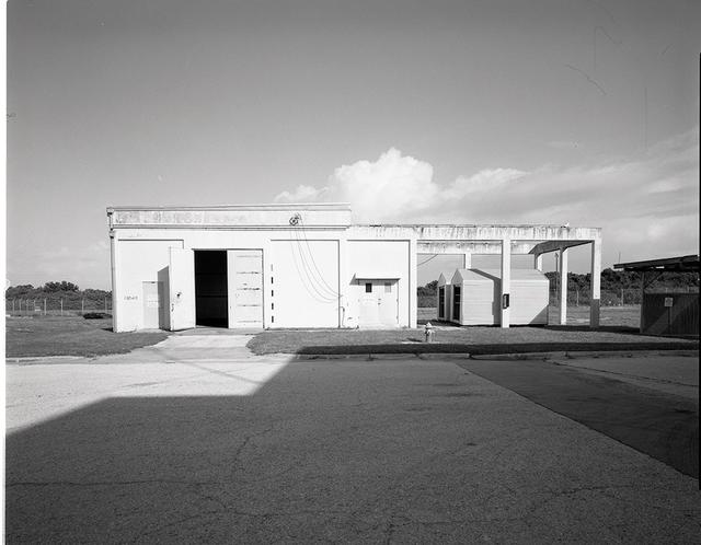 Exterior view of the Solar Array Test Building
