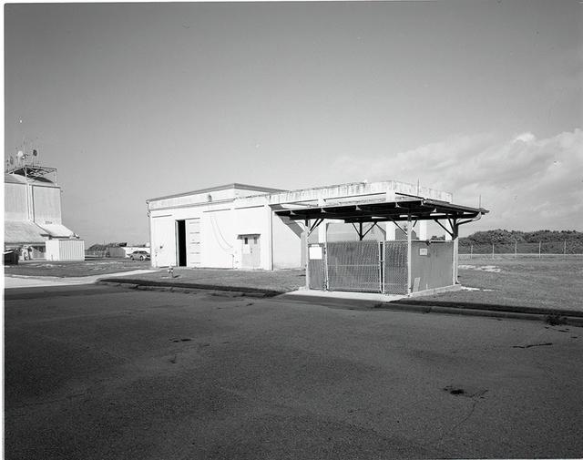 Exterior view of the Solar Array Test Building