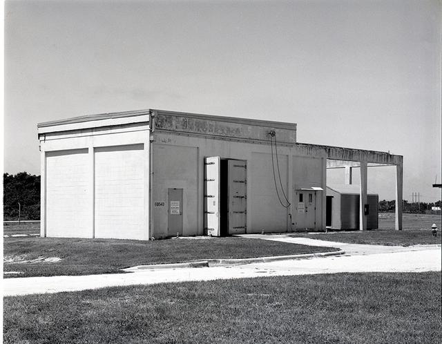 Exterior view of the Solar Array Test Building