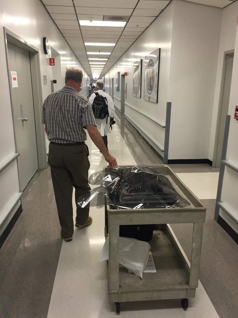 Astronaut Scott Kelly initiated VEG-01 B, the second crop of lettuce, on July, 8, 2015, and both Kelly and Astronaut Kjell Lindgren cared for the plants. The crop grew for 33 days. VEG-01 B included one set of six plant pillows planted with red romaine lettuce seeds. On Aug. 10, 2015, the crew harvested and consumed leaves from each plant. This was the first crop grown and consumed in NASA hardware. They harvested the rest of the plant tissue and froze it in the station’s Minus Eighty-Degree Laboratory Freezer for ISS (MELFI) for return to Earth for further study including microbial analysis, antioxidant capacity, mineral analysis and anthocyanin concentration. 