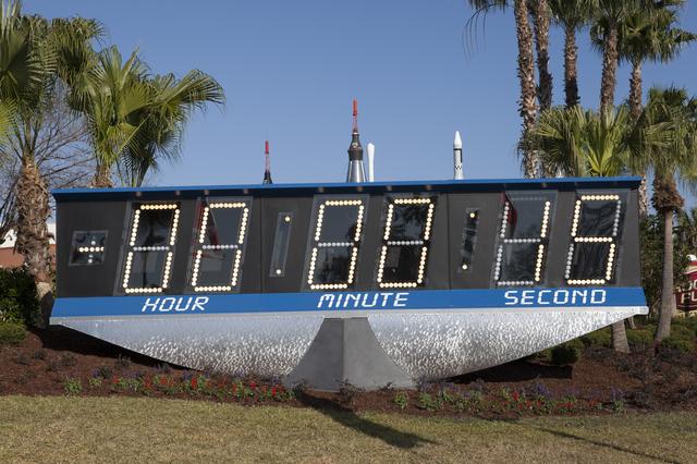 NASA image: Countdown Clock Ribbon Cutting