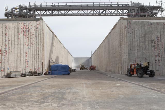NASA image: Pad 39B Flame Trench Upgrades and modifications