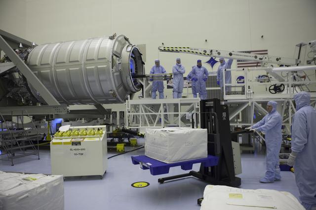 NASA image: Cygnus Orbital ATK OA-6 Late Cargo Load