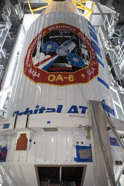 Cygnus Orbital ATK OA-6 Transport from PHSF to VIF