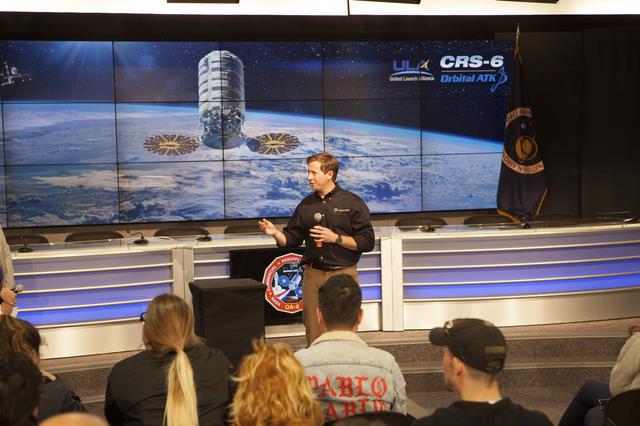 NASA image: "What's on Board" Science Briefing for Cygnus Orbital ATK OA-6