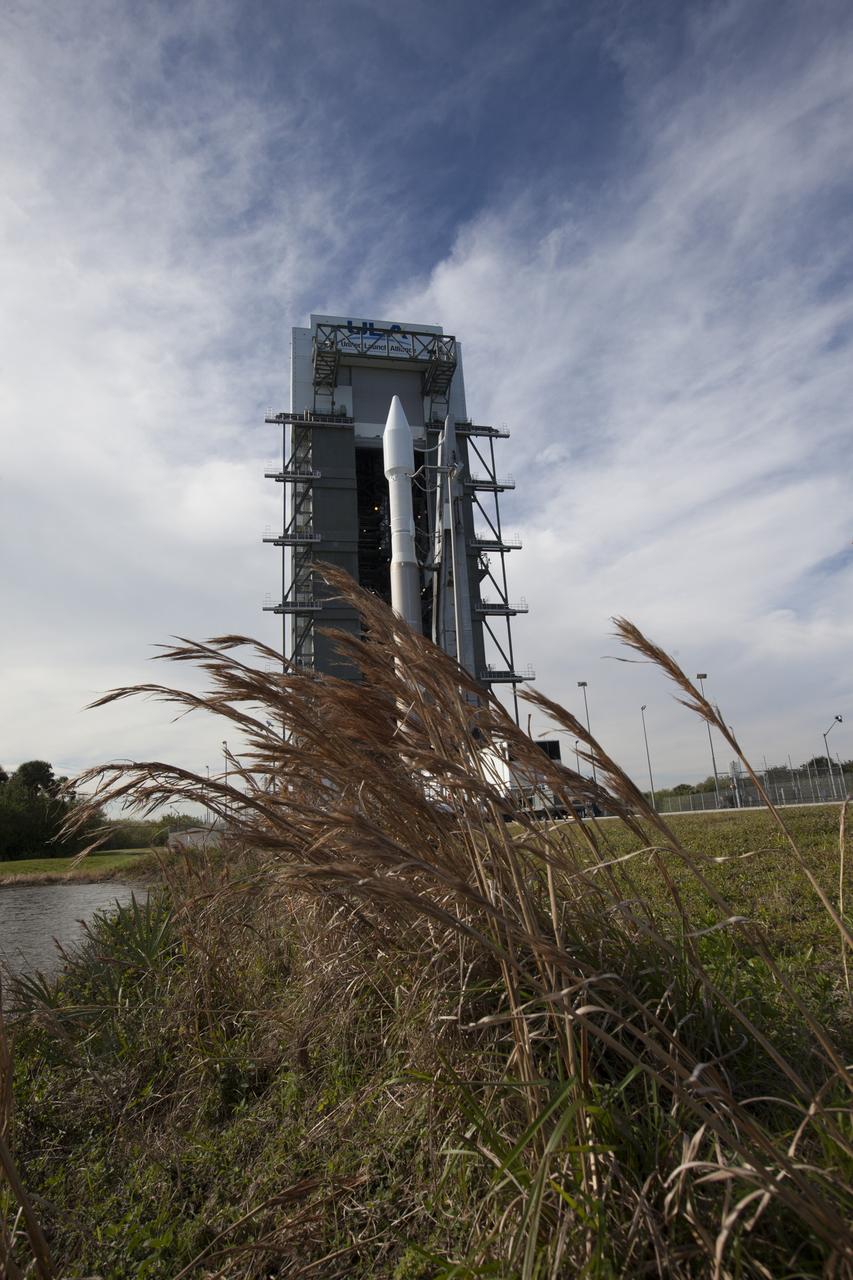 At Cape Canaveral Air Force Station's Space Launch Complex 41, a United Launch Alliance Atlas V rocket with a single-engine Centaur upper stage stands ready to boost an Orbital ATK Cygnus spacecraft on a resupply mission to the International Space Station. Science payloads include the second generation of a portable onboard printer to demonstrate three-dimensional printing, an instrument for first space-based observations of the chemical composition of meteors entering Earth’s atmosphere and an experiment to study how fires burn in microgravity.