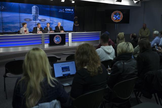 NASA image: Cygnus Orbital ATK OA-6 Post Launch Press Conference