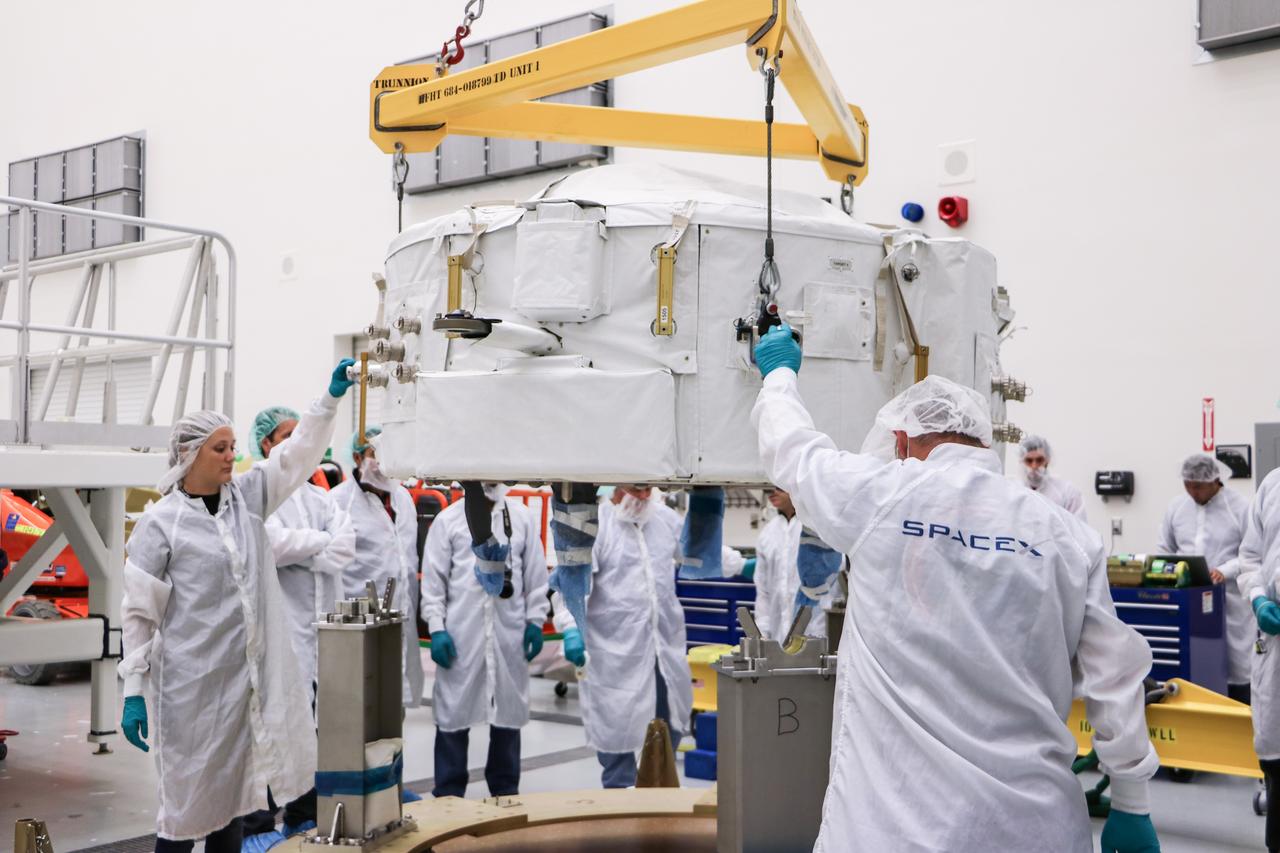 International Docking Adapter #2 installation for SpaceX's CRS-9 mission. 