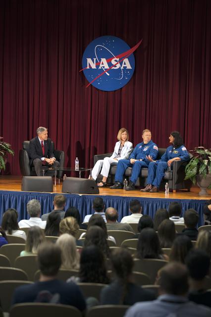 Commerical Crew Program (CCP) Astronauts Speak To Employees
