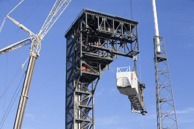 NASA image: Commerical Crew Program (CCP) Crew Access Arm Installation