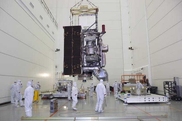NASA image: GOES-R Lift to Stand