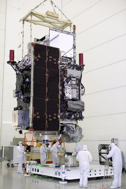 NASA image: GOES-R Lift to Stand