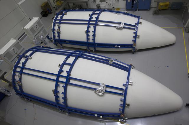 NASA image: GOES-R Fairing Inspection