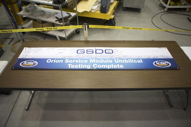 Orion Service Module Umbilical (OSMU) Testing Complete 