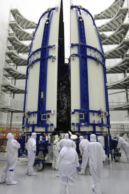 NASA image: GOES-R Encapsulation