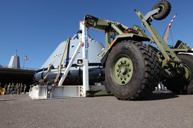 NASA image: Orion Underway Recovery Test 5 (URT-5) - Orion Boiler Plate Test
