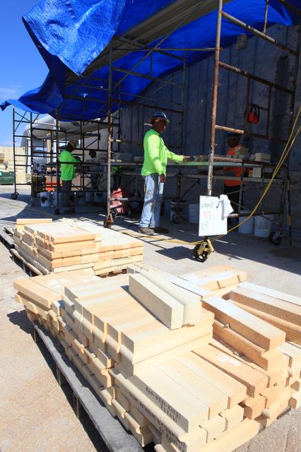 NASA image: Pad 39B Flame Trench Brick Work