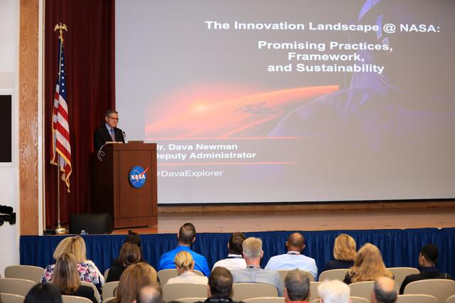 NASA image: Agency Innovation Mission with Dava Newman