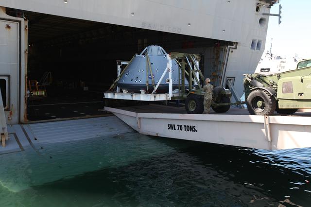 NASA image: Orion Underway Recovery Test 5 (URT-5)