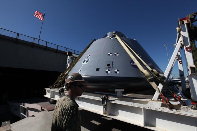 NASA image: Orion Underway Recovery Test 5 (URT-5)