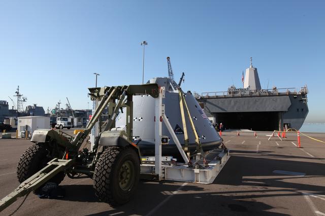 NASA image: Orion Underway Recovery Test 5 (URT-5)