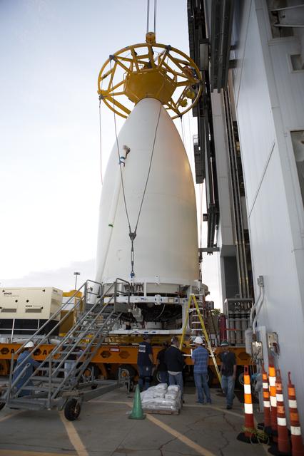 NASA image: GOES-R Lift and Mate