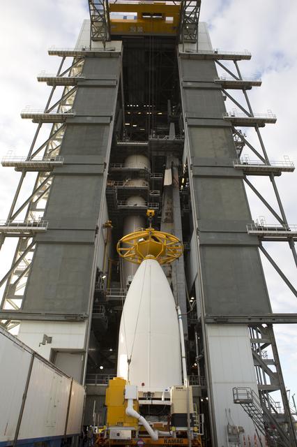 NASA image: GOES-R Lift and Mate