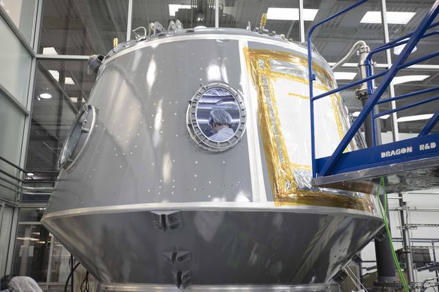 NASA image: SpaceX's Environmental Control and Life Support System (ECLSS)