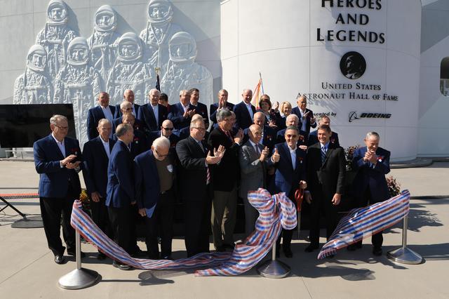 NASA image: Heroes and Legends Ribbon Cutting Ceremony