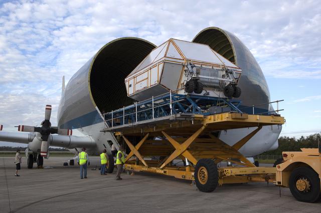 NASA image: Orion Crew Module Structural Test Article Offload