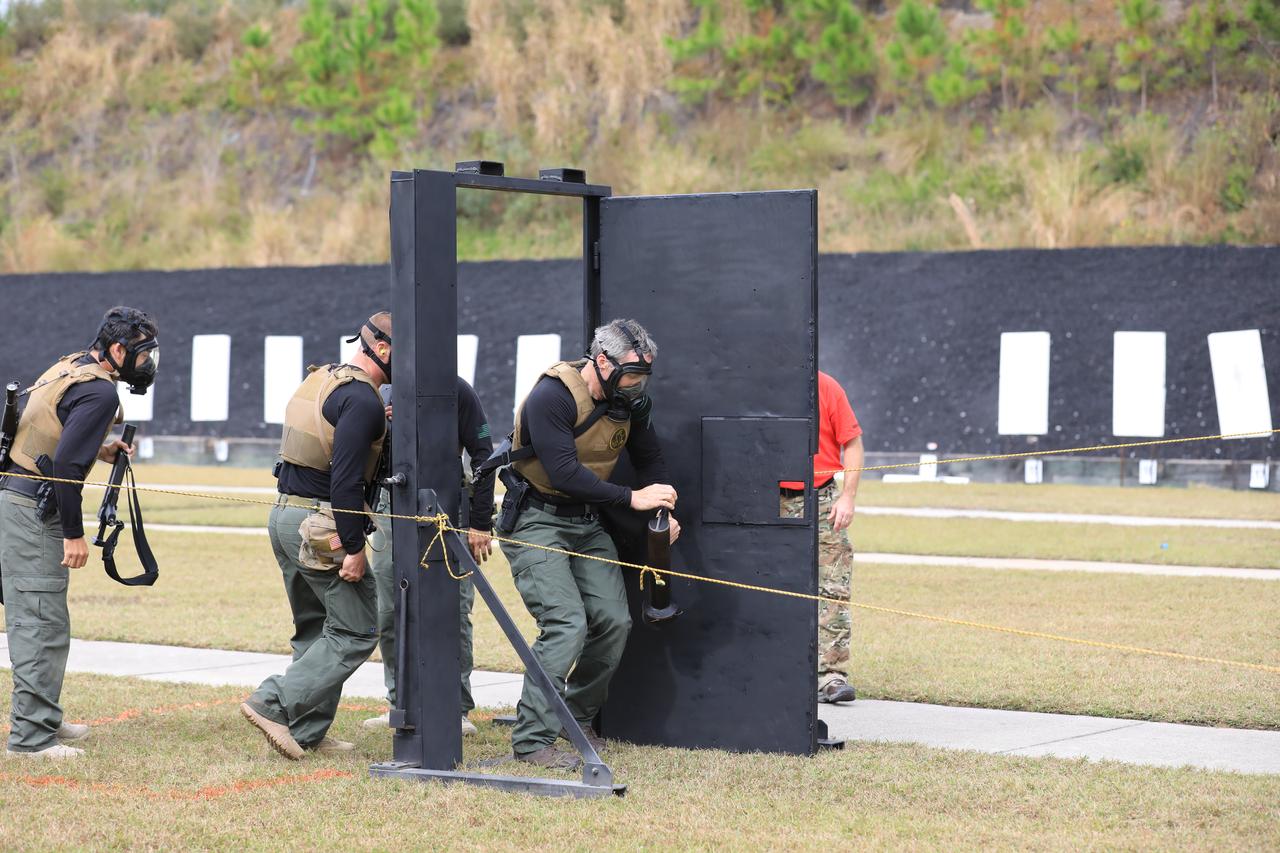 NASA Kennedy Space Center's Emergency Response Team members compete in the 34th Annual SWAT Round-up International at the Lawson Lamar Firearms and Tactical Training Center in Orlando, Florida. The competition was held Nov. 15 to 18, and featured five different competition categories. Kennedy's ERT members exchanged best practices and competed with 60 teams from the U.S. and around the world.  