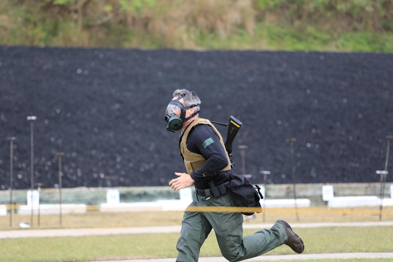 A member of NASA Kennedy Space Center's Emergency Response Team competes in the 34th Annual SWAT Round-up International at the Lawson Lamar Firearms and Tactical Training Center in Orlando, Florida. The competition was held Nov. 15 to 18, and featured five different competition categories. Kennedy's ERT members exchanged best practices and competed with 60 teams from the U.S. and around the world. 