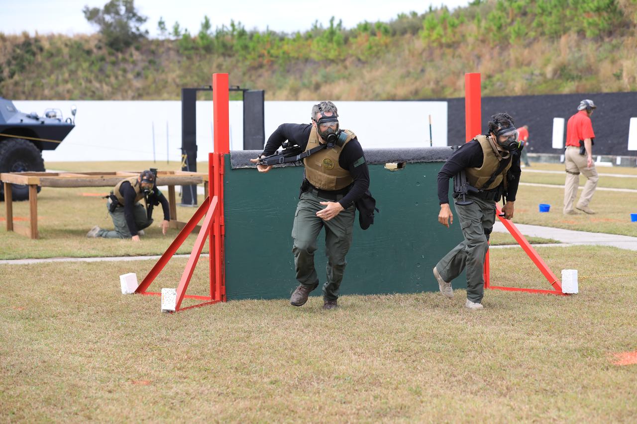 NASA Kennedy Space Center's Emergency Response Team competes in the 34th Annual SWAT Round-up International at the Lawson Lamar Firearms and Tactical Training Center in Orlando, Florida. The competition was held Nov. 15 to 18, and featured five different competition categories. Kennedy's ERT members exchanged best practices and competed with 60 teams from the U.S. and around the world.  