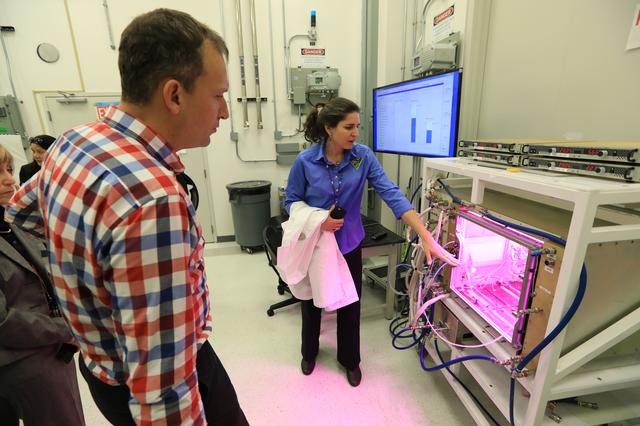 NASA image: Dr. Thomas Zurbuchen Visits SSPF