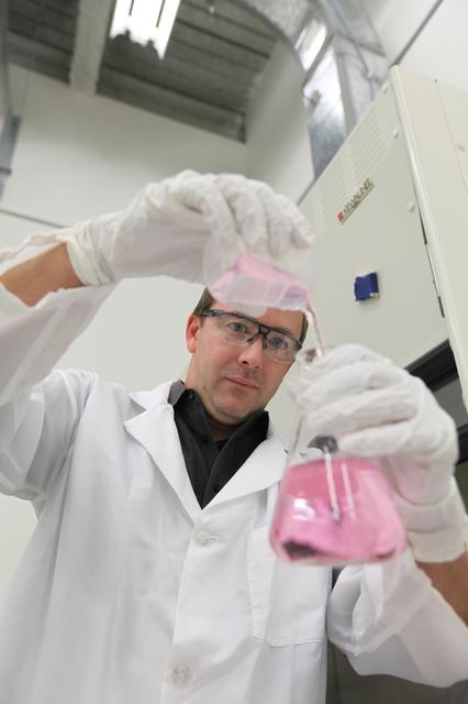 NASA image: Water Purification Photo Shoot with Dr. Luke Roberson