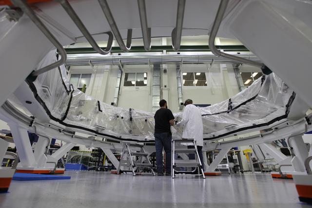 NASA image: Orion EM-1 Crew Module Adapter Move to Clean Room