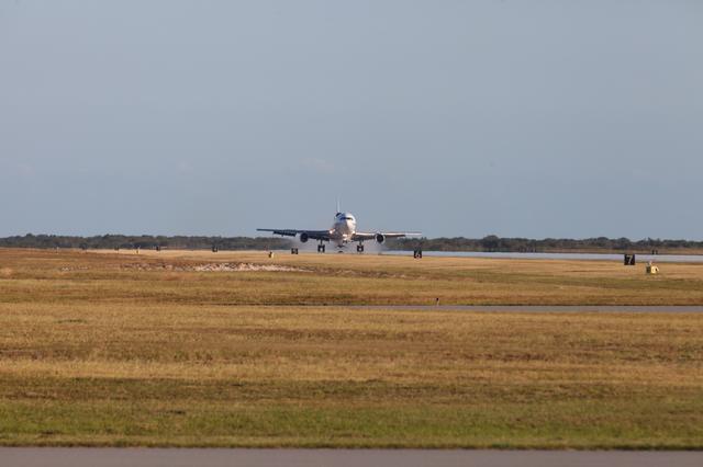 NASA image: Pegasus XL CYGNSS Arrival at CCAFS