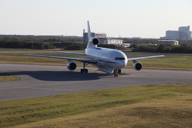 NASA image: Pegasus XL CYGNSS Arrival at CCAFS