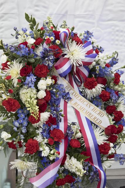 NASA image: John H Glenn Jr. Wreath Laying Ceremony